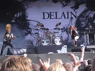 Delain en el Wacken Open Air, 2010.