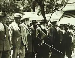 Manifestación judía contra el Libro Blanco, en Tel Aviv, 1939, de la colección de la Biblioteca Nacional de Israel.