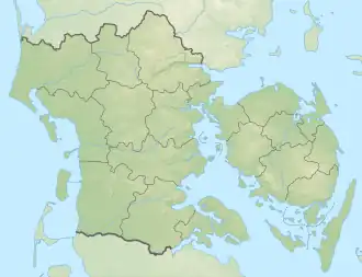 Fiordo de Flensburgo ubicada en Dinamarca Meridional