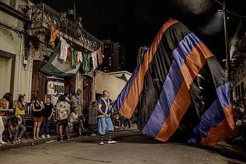 Portabanderas en las Llamadas.