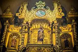 Vista superior del altar.