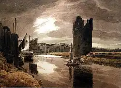 The Devil's Tower near King Street Gates – Evening (sin fecha), Norfolk Museums Collections[notas 8]​