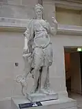 Diana con perro, Louvre