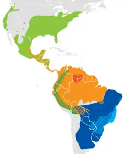 alt=     D. albiventris      D. aurita      D. imperfecta      D. marsupialis      D. pernigra      D. virginiana