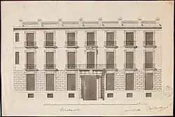 Fachada del edificio del Real Gabinete de Historia Natural