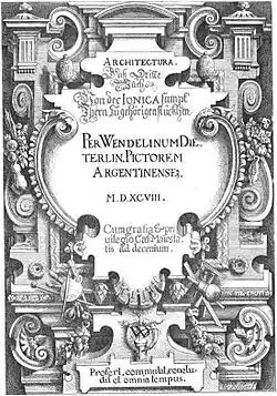 Architectura, de Wendel Dietterlin, 1598.