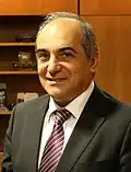 Dimítris Syllouris, exdiputado expulsado de DISY (2001-2004), presidente del partido escindido EvroKo (2005-2016) y expresidente de la Cámara de Representantes (2016-2020).