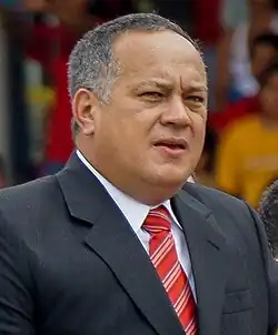 Diosdado Cabello, (62&nbsp;años) 13 al 14 de abril de 2002 (interino) Ministro de del Poder Popular para las Relaciones Interiores, Justicia y Paz