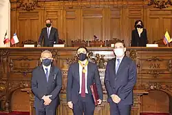 Diputado Calisto recibe Condecoración Orden al Mérito del Senado de Colombia