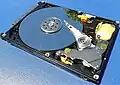 Disco duro de un portátil.