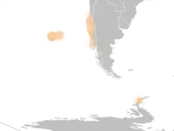 Lugares donde se ha registrado avistamientos de toritos.