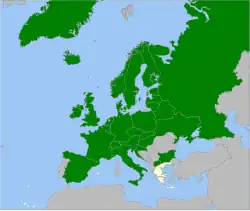 Distribución por Europa