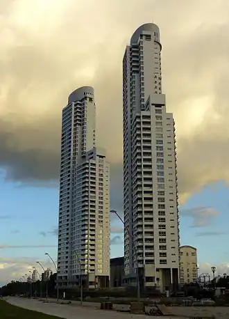 Las torres Dolfines Guaraní en Rosario.