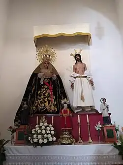 Virgen de los Dolores y Cristo de la Salud