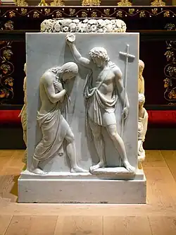 Pila bautismal, de Thorvaldsen