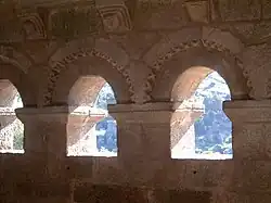 Detalles del marco interior de las ventanas.