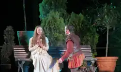 Escena de doña Inés y don Juan en 2014.