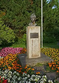 Busto de José Martí en Viena (Austria).