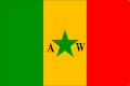 Estandarte del Presidente de la República de Senegal (2000-2012)