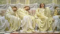 Soñadoras, de Albert Joseph Moore, ca. 1850-1882.