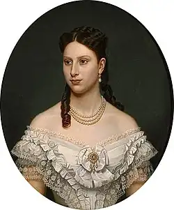 Luisa de Suecia (1851-1926), retrato, 1873.