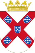 Primer escudo de armas de los duques de Braganza