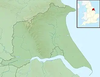 Cabo/punta Spurn ubicada en Yorkshire del Este