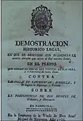 Proceso sobre los montes de "Vidasoa y Berroarán" (1786)[8]​]]