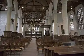 Interior de Sint-Nicolaaskerk en Edam