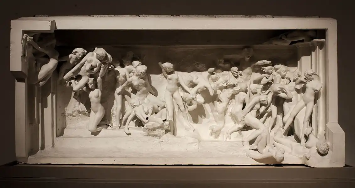 Tímpano de La puerta del Infierno