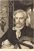 Retrato de Edmond de Goncourt