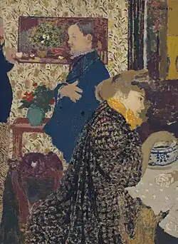 Misia and Vallotton at Villeneuve (1899) by Édouard Vuillard