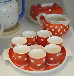 Bandeja de Cerámica Wächtersbach, del estado de Hesse (Alemania), década de 1930.