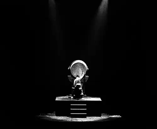 Eitetsu Hayashi en concierto en Tokio en 2001