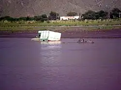 El Abaucán crecido.