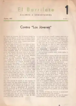 Portada de revista El Barrilete 1