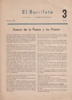 Portada de revista El Barrilete 3
