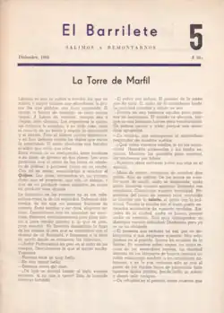 Portada de revista El Barrilete 5