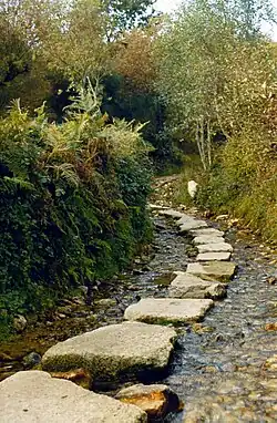 El camino de Santiago en Peruscallo (Sarria)