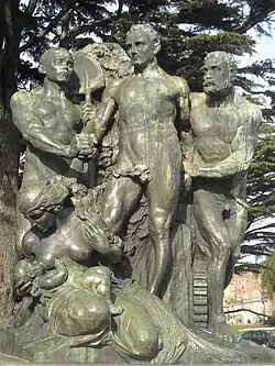 Esculturas para el palacio del Parlamento de Montevideo, Uruguay (1925)