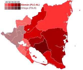 Elecciones generales de Nicaragua de 1996