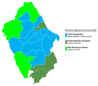 Elecciones regionales de Áncash de 2022