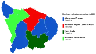 Elecciones regionales de Apurímac de 2018