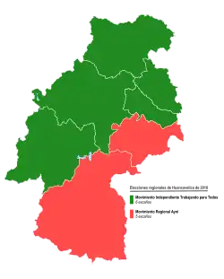 Elecciones regionales de Huancavelica de 2018