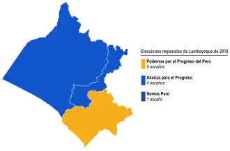 Elecciones regionales de Lambayeque de 2018