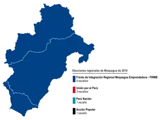 Elecciones regionales de Moquegua de 2018