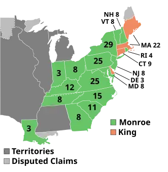 Elecciones presidenciales de Estados Unidos de 1816