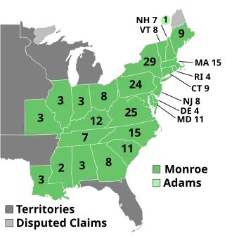 Elecciones presidenciales de Estados Unidos de 1820