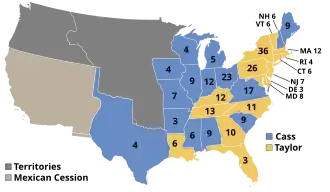 Elecciones presidenciales de Estados Unidos de 1848