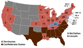 Elecciones presidenciales de Estados Unidos de 1864
